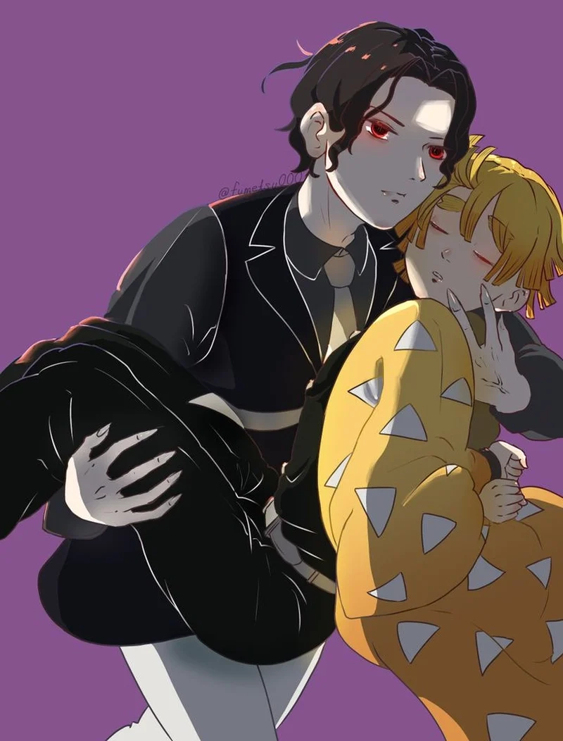 Thỏa sức sáng tạo với zenitsu x muzan dễ thương