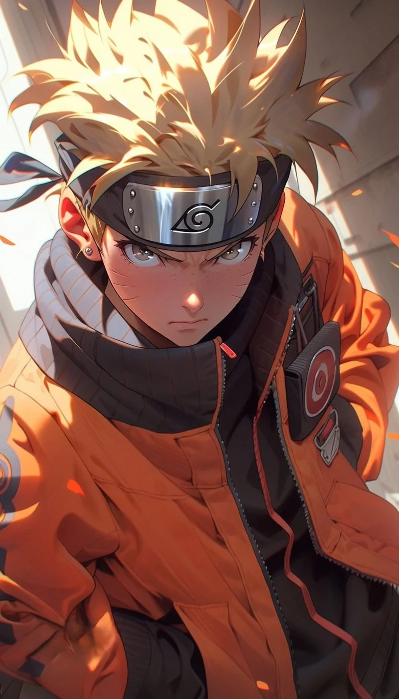 Naruto mạnh mẽ với ảnh naruto siêu ngầu