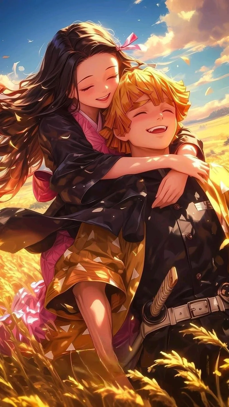 Cảm nhận tình yêu sâu sắc trong nezuko and zenitsu love