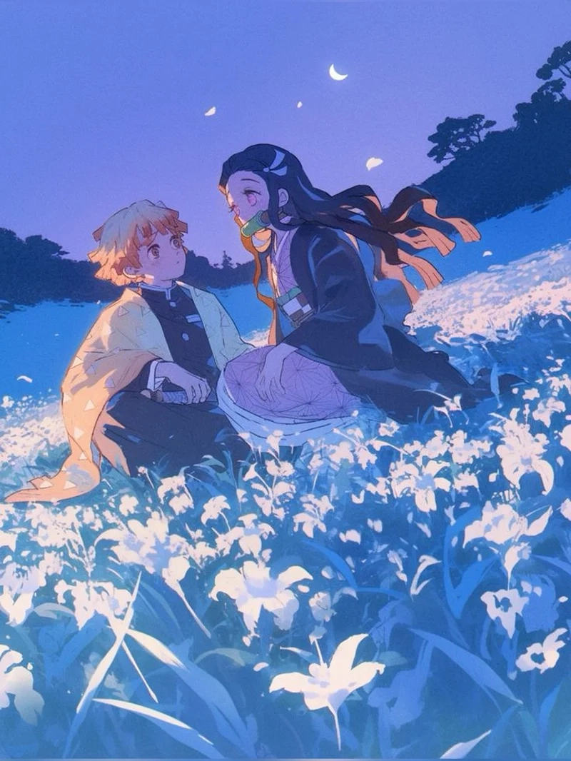 Ngắm nhìn mối quan hệ đặc biệt qua nezuko x zenitsu