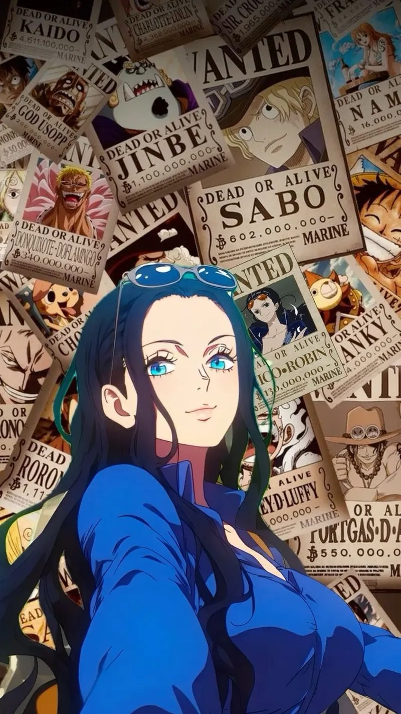 Anime sống động với anime nico robin