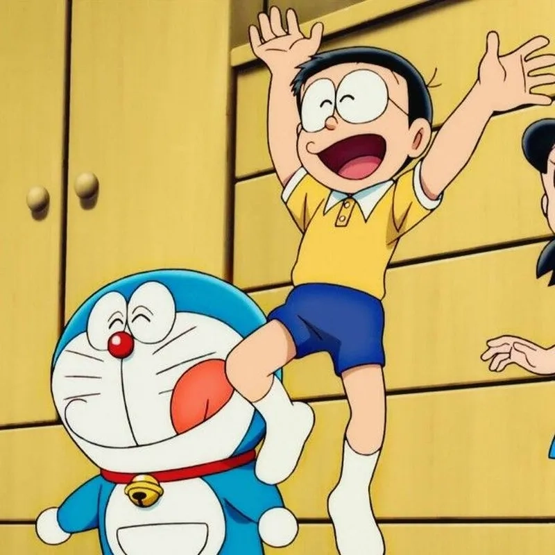 Lưu lại kỷ niệm với hình ảnh doremon và nobita cute