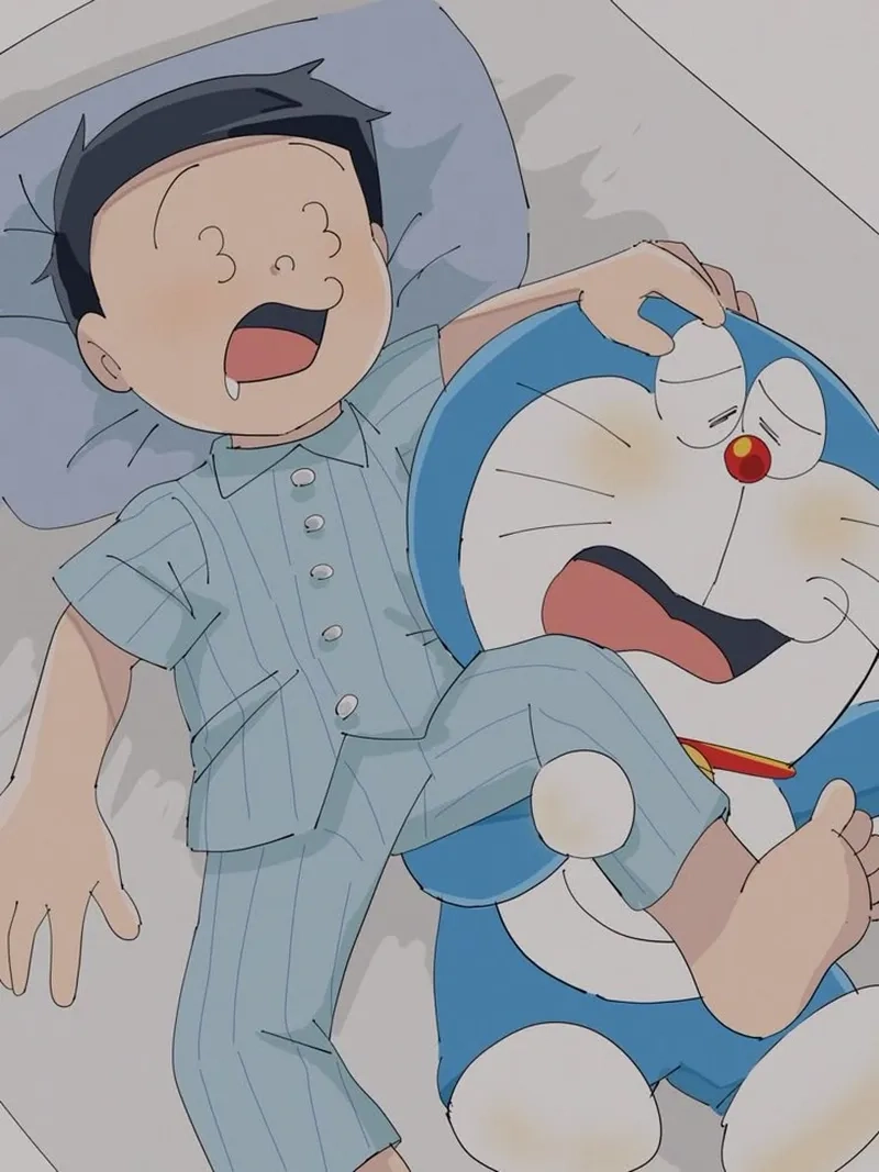 Ngắm nhìn phong cách mới với hình ảnh doremon và nobita ngầu