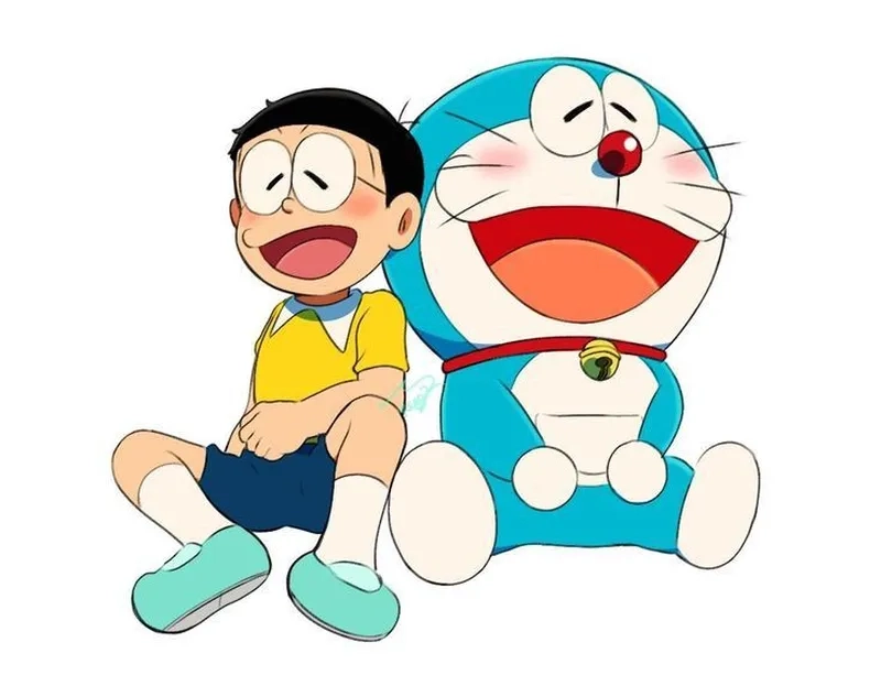 Chia sẻ tình bạn tuyệt vời qua hình ảnh nobita và doraemon