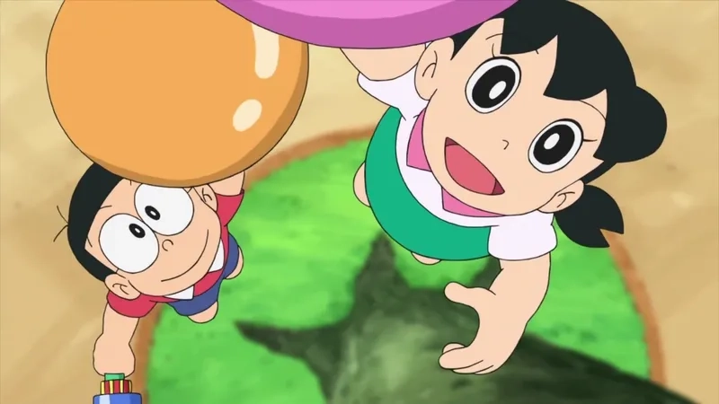 Hòa cùng cảm xúc nobita với shizuka đáng yêu