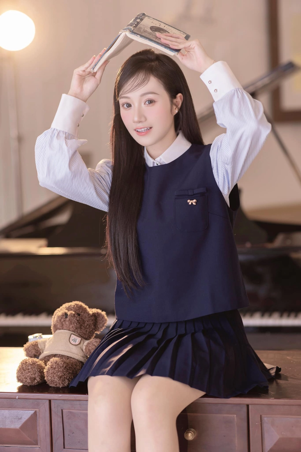 Gái xinh cute Hàn Quốc chuẩn phong cách Ulzzang