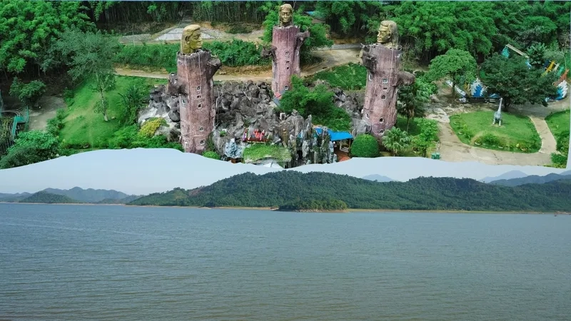 Vui chơi thỏa thích tại khu du lịch hồ núi Cốc