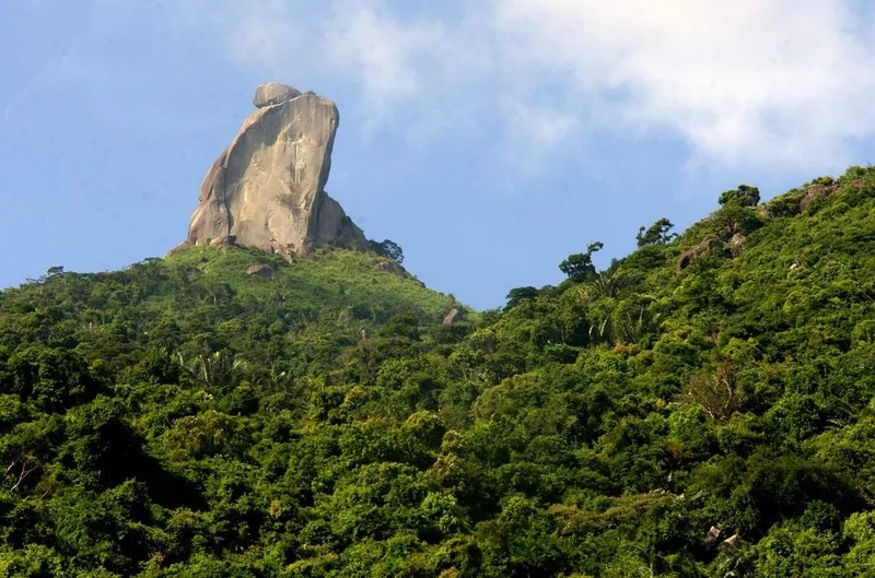 Hít thở không khí trong lành khi ngắm cảnh Đá Bia