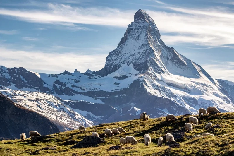 Ngỡ ngàng trước cảnh đẹp Matterhorn thiên nhiên