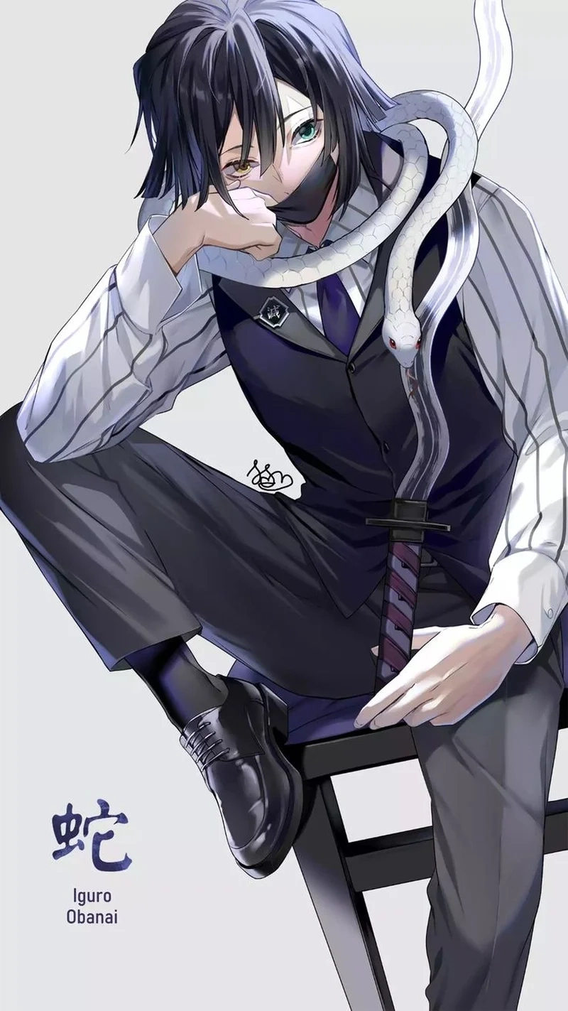 Chọn ngay hình nền tuyệt đẹp obanai iguro wallpaper