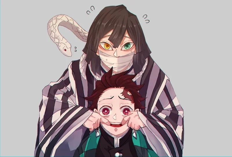 Thả hồn vào anime cùng obanai x tanjirou