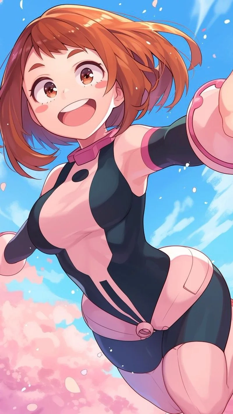 Hành trình anh hùng với hero academia uraraka