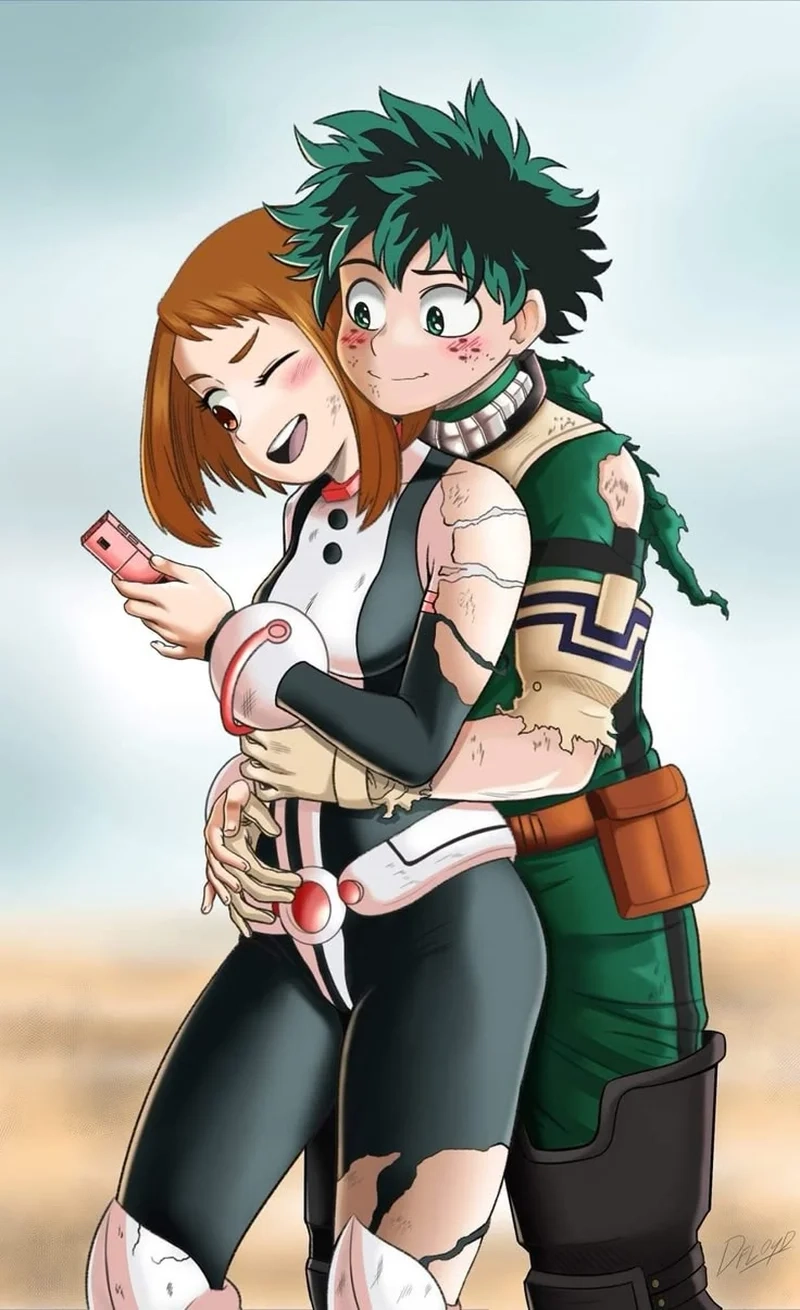 Khoảnh khắc ngọt ngào deku x ochako