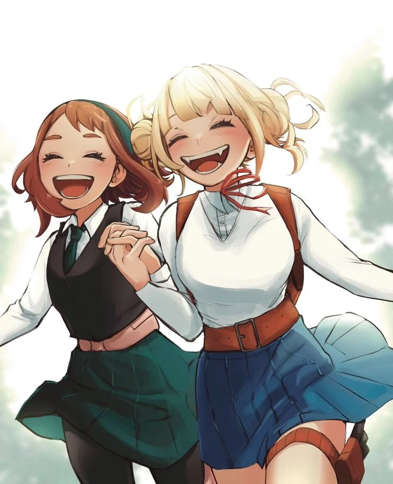Khoảnh khắc nổi bật toga himiko x ochako