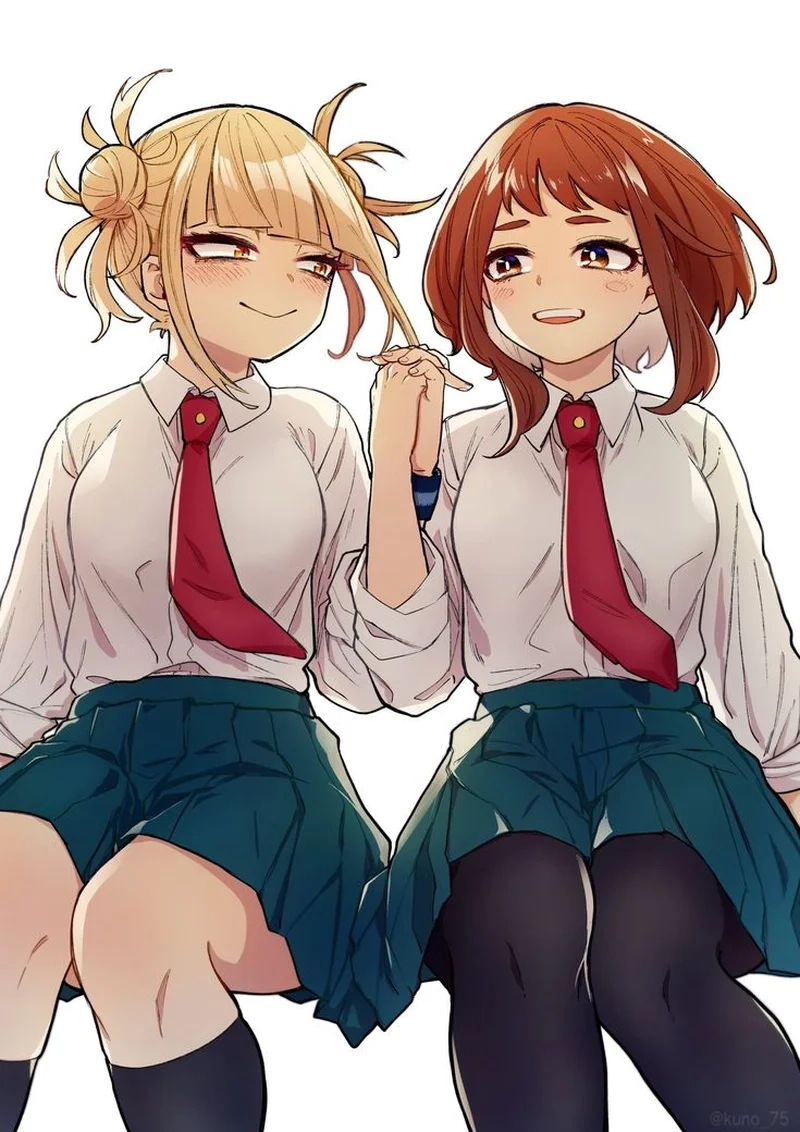 Fan art độc đáo ochako x toga