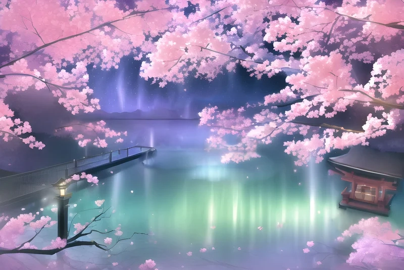 Thưởng ngoạn thiên nhiên với ảnh phong cảnh hoa anh đào tuyệt đẹp