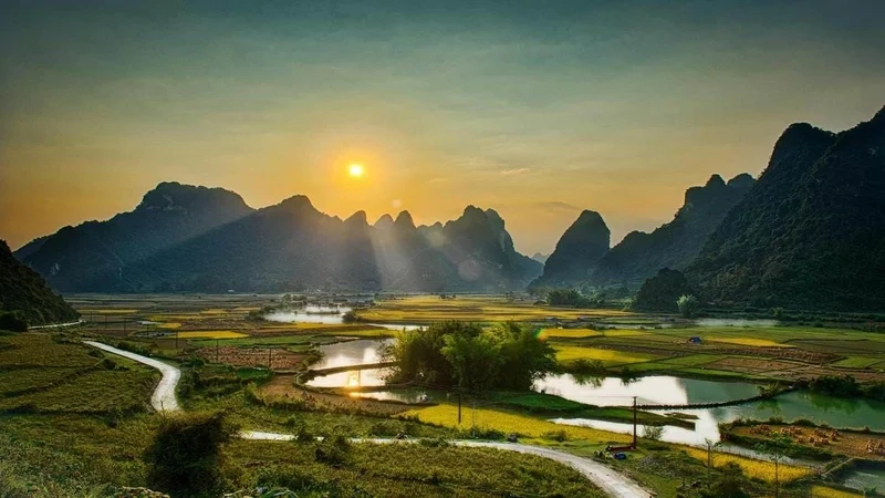 Lưu giữ khoảnh khắc tuyệt đẹp nhờ cảnh đẹp miền quê bắc bộ