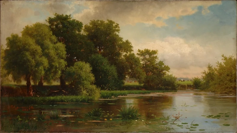 Trải nghiệm màu sắc sống động từ tranh sơn dầu phong cảnh nước ngoài