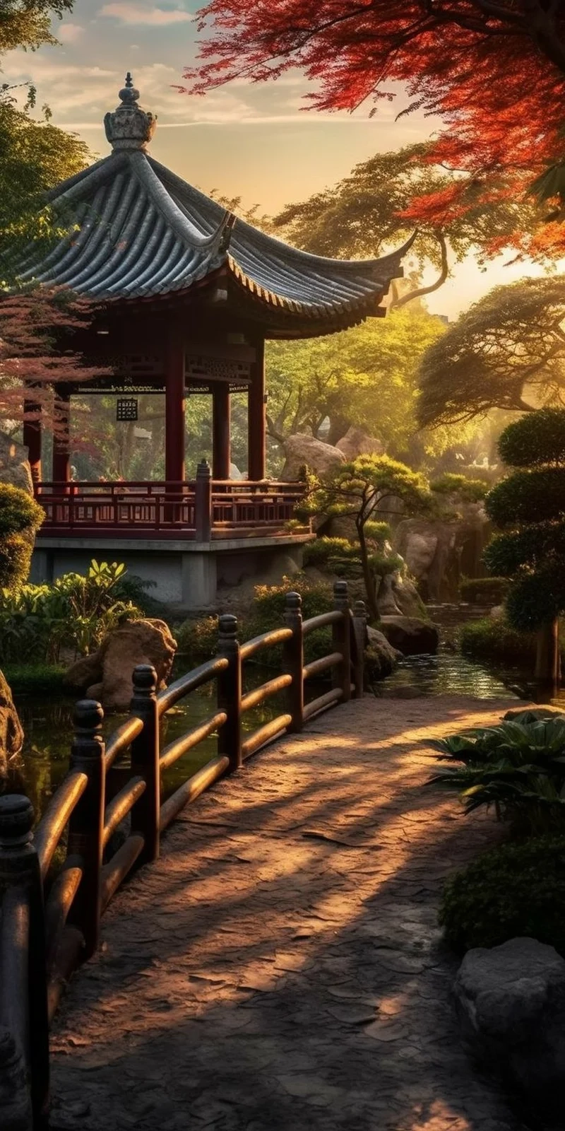 Trang trí điện thoại với hình nền điện thoại phong cảnh trung quốc