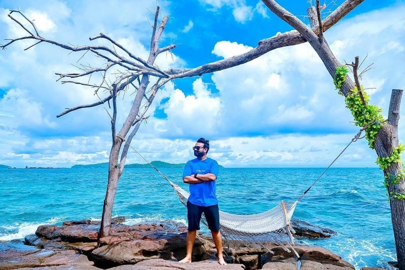 Tận hưởng biển đẹp Quần đảo An Thới