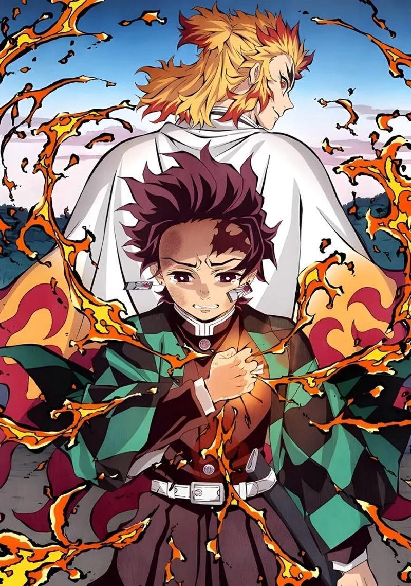 Thả hồn vào hình nền tuyệt đẹp với tanjiro and rengoku wallpaper