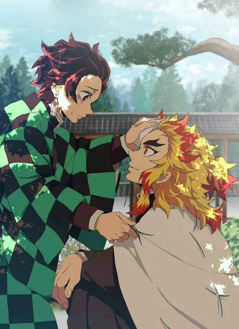 Thả tim cho cặp đôi hoàn hảo trong tanjiro x rengoku
