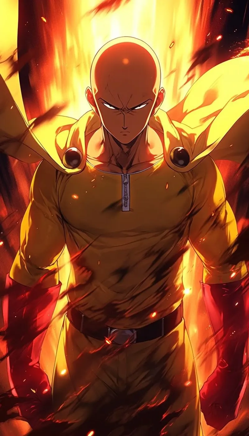 Ngắm nhìn biểu cảm nghiêm túc của saitama nghiêm túc