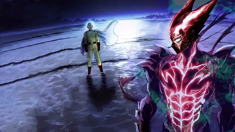 Thử sức phi thường trong cosmic garou vs saitama