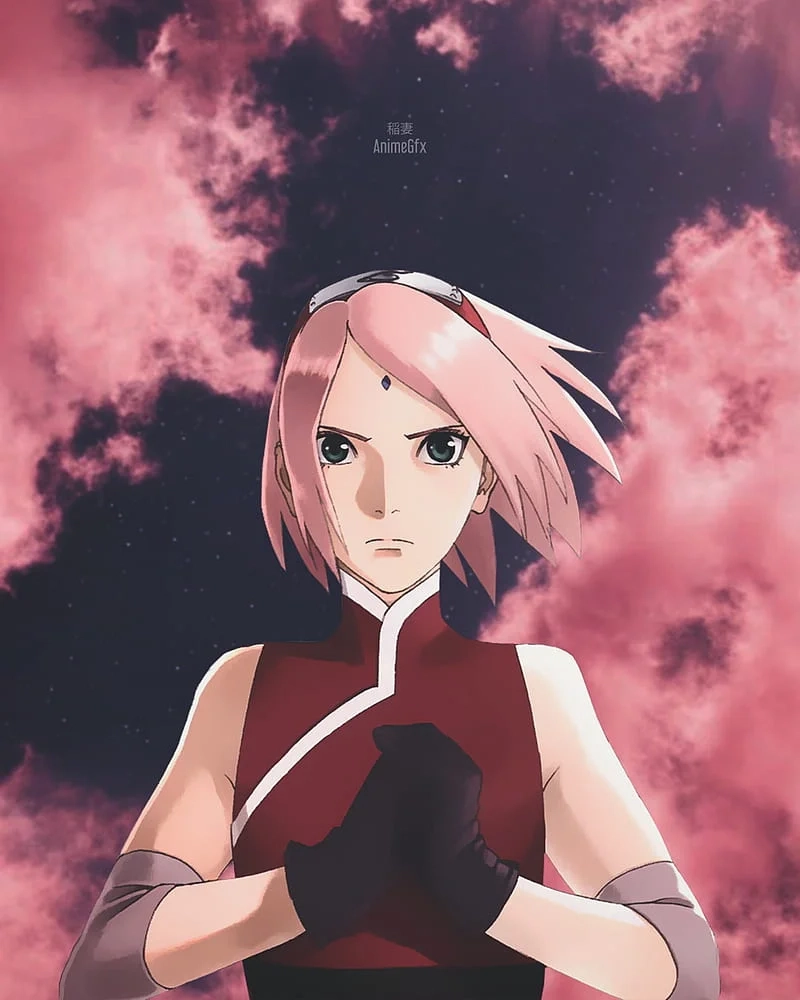 Pha hành động mạnh mẽ của sakura haruno punch