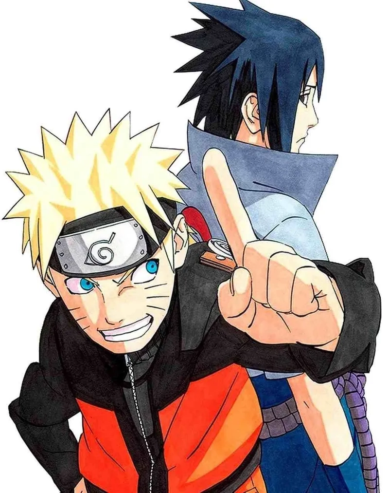 Không thể bỏ qua phong cách ngầu của naruto và sasuke ngầu