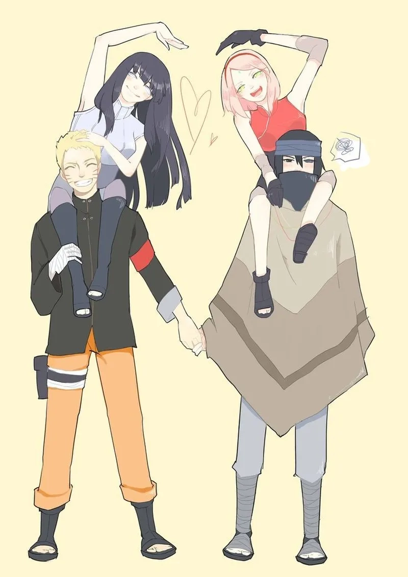 Ngắm nhìn hành trình của naruto hinata sasuke sakura