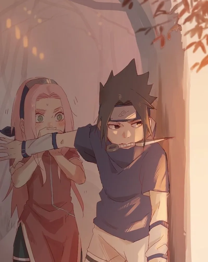 Hòa mình vào tình yêu của sakura và sasuke