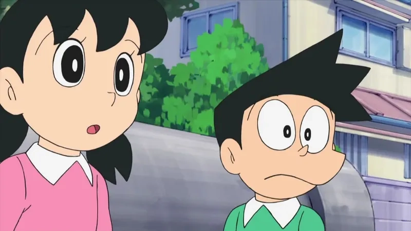 Thể hiện tình bạn hài hước shizuka và suneo