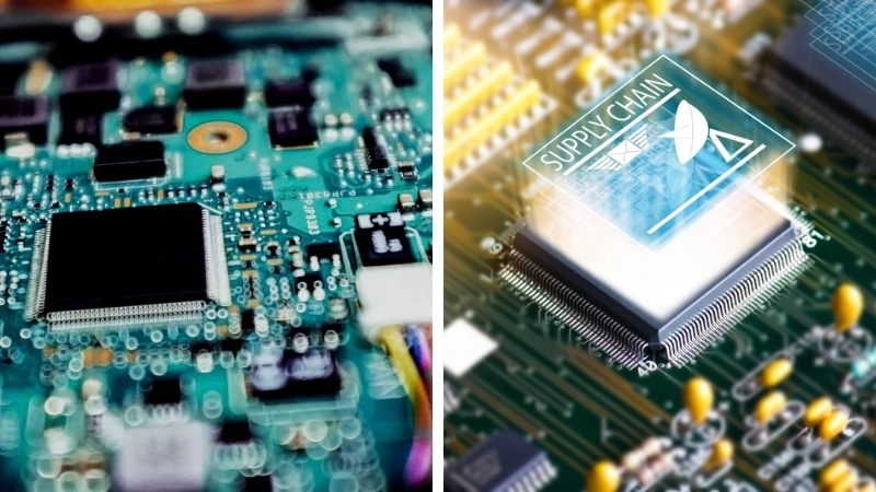 Sơ đồ chuỗi cung ứng chip bán dẫn toàn cầu phức tạp