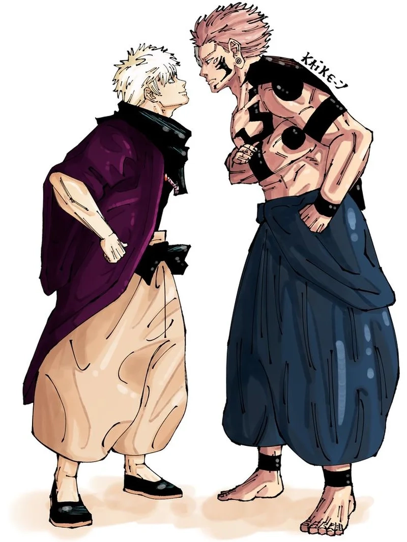 Thưởng thức cảnh đối đầu sukuna vs gojo wallpaper