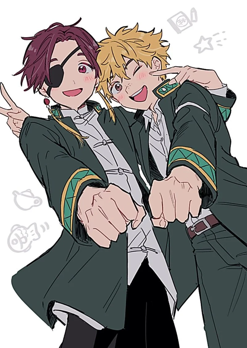 Tình bạn và đồng đội giữa nirei x suou