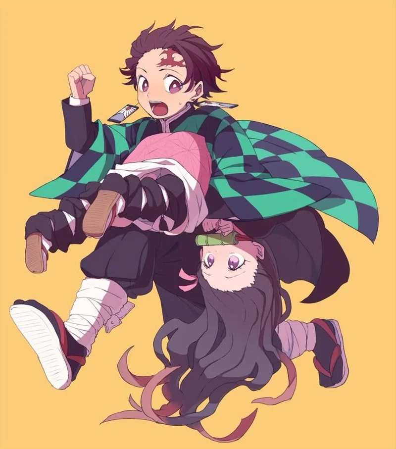 Hình ảnh đáng yêu của Nezuko x Tanjiro làm tan chảy tim bạn