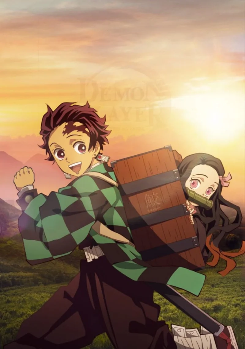 Hình ảnh anime tuyệt vời của Tanjiro and Nezuko