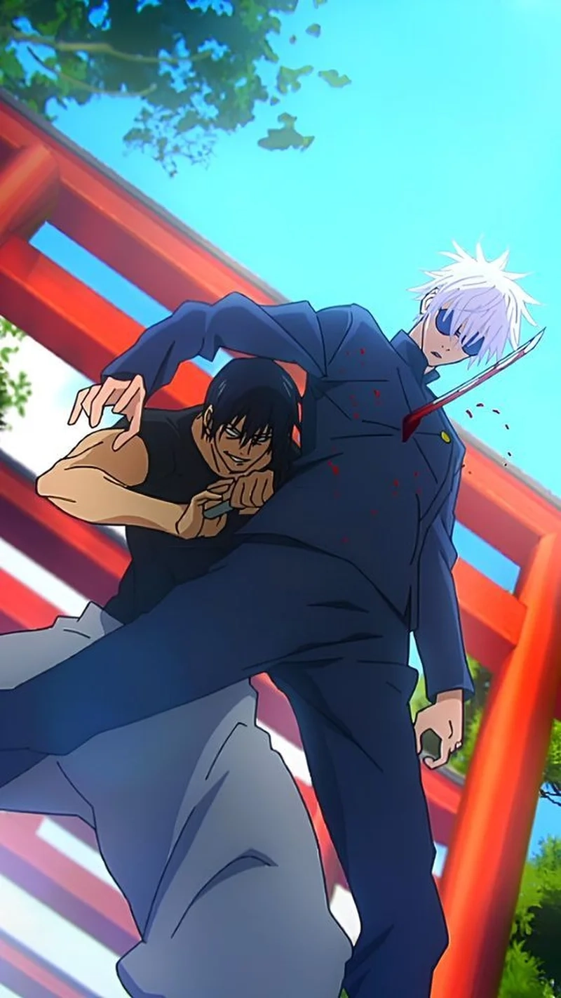 Thưởng thức hình ảnh độc đáo gojo x toji