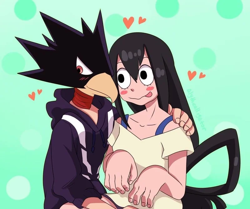 Tình cảm đáng yêu fumikage tokoyami x tsuyu
