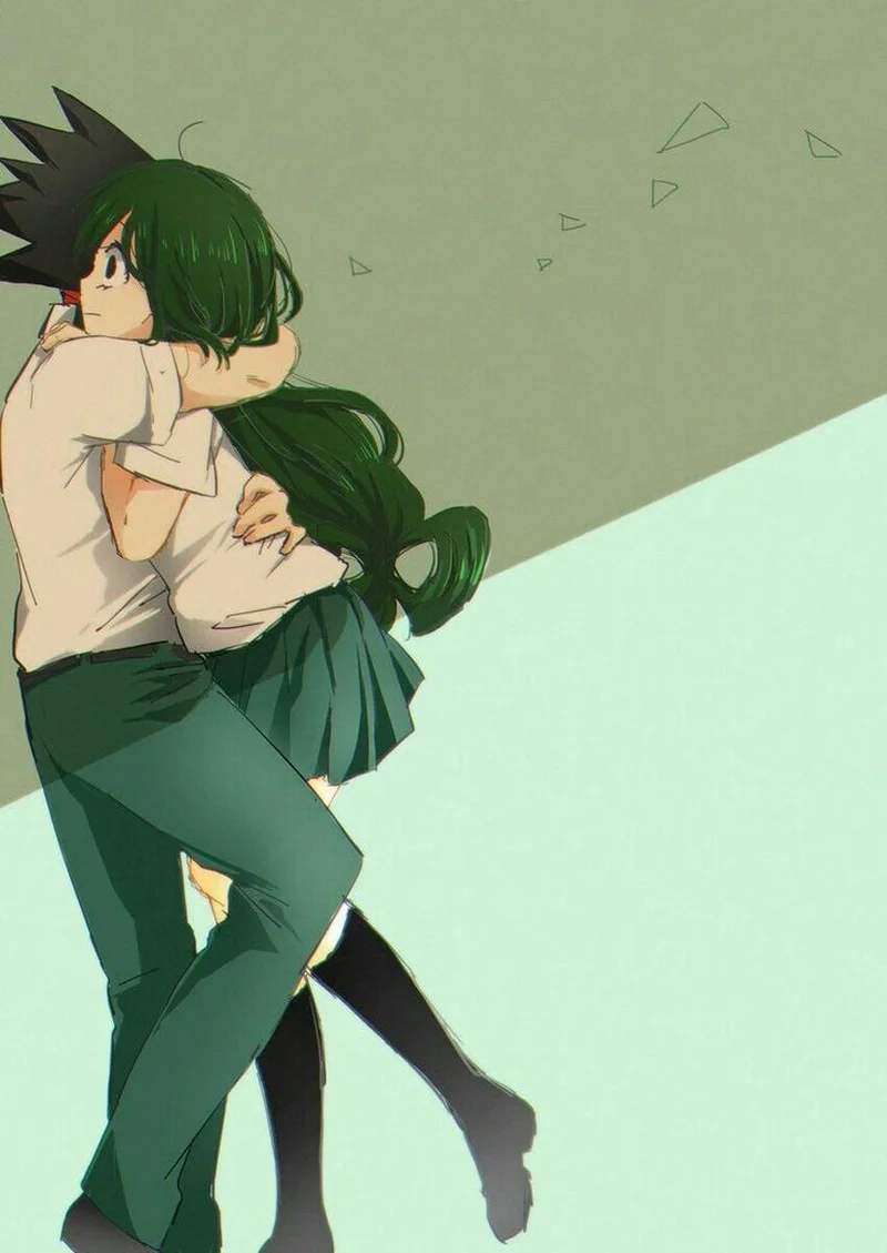 Khoảnh khắc cute tsuyu x tokoyami