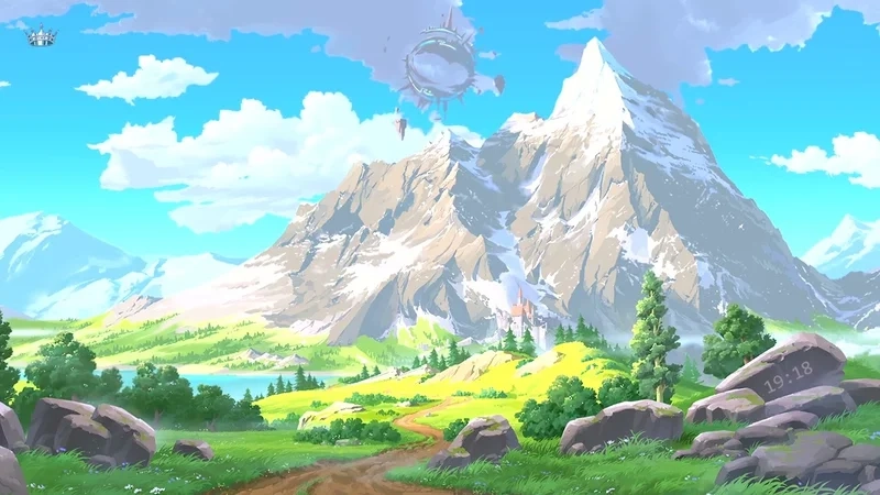 Trang trí máy tính với hình nền phong cảnh anime đẹp sống động