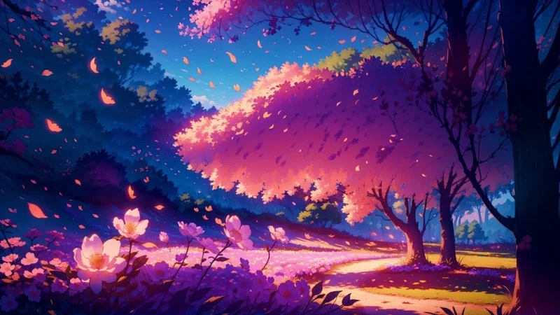 Thưởng thức chi tiết tinh xảo của ảnh phong cảnh anime 4k