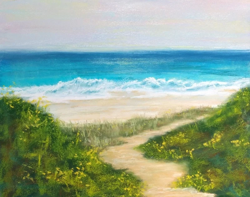 Bắt đầu dễ dàng với vẽ tranh bãi biển đơn giản