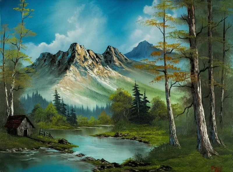 Khám phá vẻ rực rỡ qua tranh phong cảnh thiên nhiên đẹp