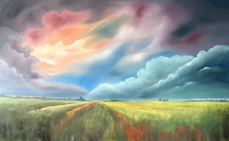 Trải nghiệm không gian sống động cùng tranh thiên nhiên 3d