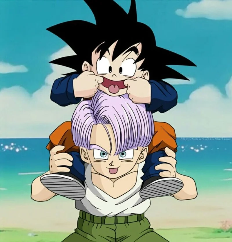 Ngắm cặp đôi siêu nhí trunks and goten
