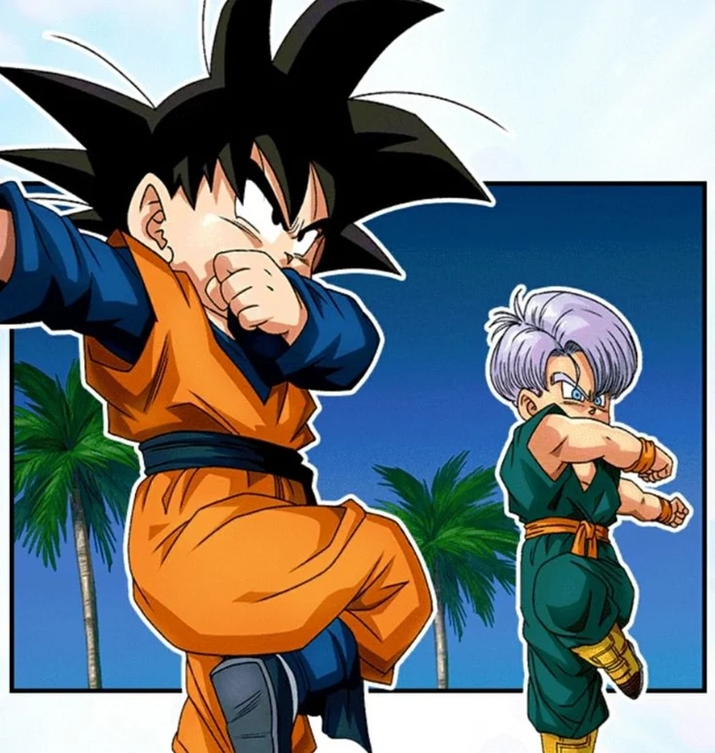 Trận chiến anh em đáng nhớ trunks vs goten