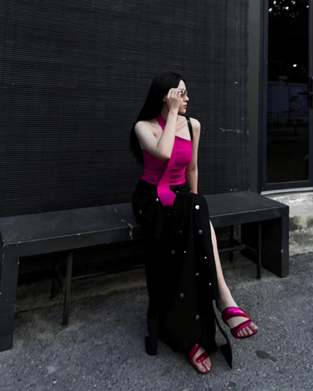 Uyển Ân chiều cao và vóc dáng cân đối, xinh đẹp