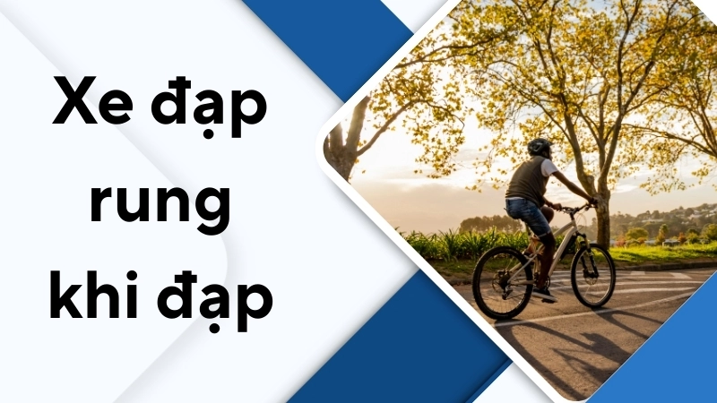 Nguyên nhân khiến xe đạp rung khi đạp